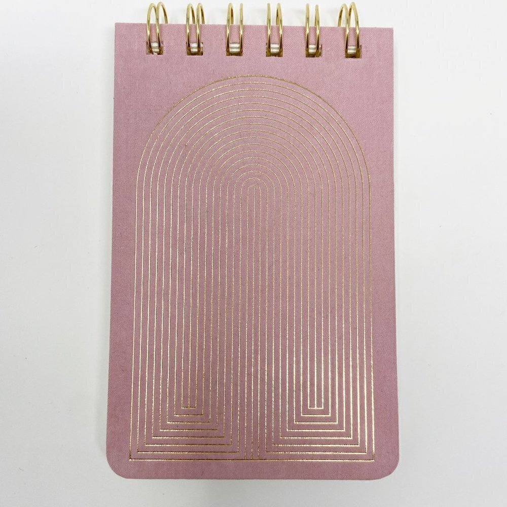 DESIGNWORKS INK | Suede Cloth Covered Notepad - Radiant Rainbow